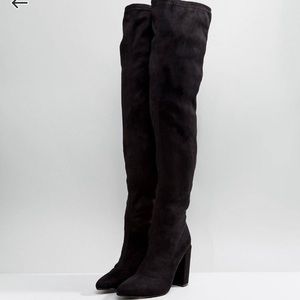 Missguided Pointed Over the Knee Boots